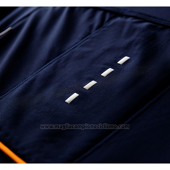 2019 Abbigliamento Ciclismo La Passione Blu Bianco Manica Corta e Salopette